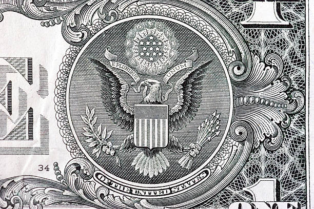 istock The Great Seal on back of one dollar bill 134198660
