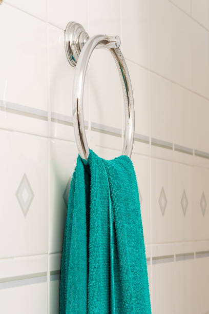 istock Shower towel on a hanger. 1341997738