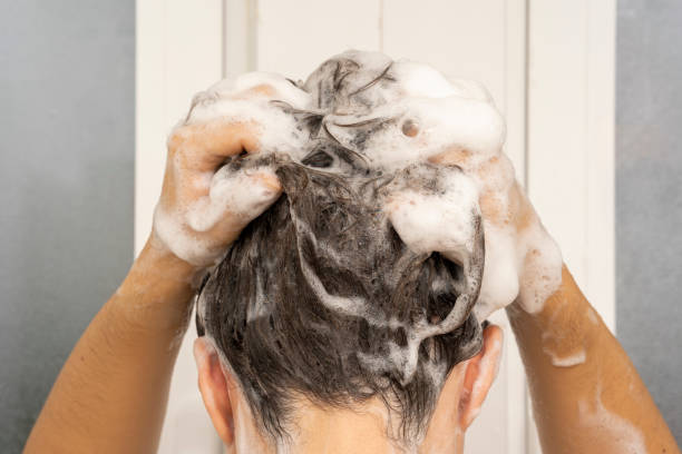 istock Girl in th shower. 1341997754