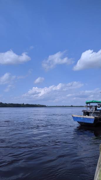 istock beauty blue sky and river 1342001556