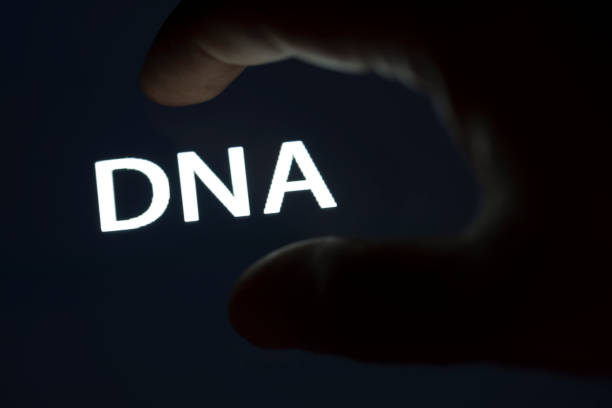 istock DNA in the touch pad covered by hand 1342005361