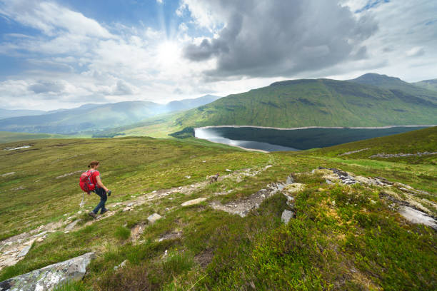 istock A female hiker descending the summit Meall a Phuill 1342013439