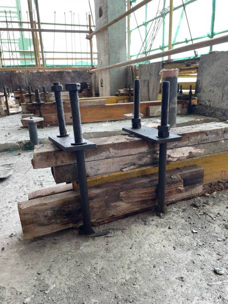 istock Floor fasteners of Steel Sections 1342021362