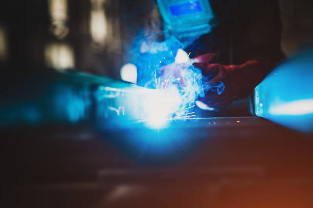 istock A welder with a welding machine works in a factory 1342023931