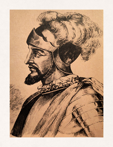 Portrait of Spanish explorer Vasco Núñez de Balboa made by an unknown artist in the 18th century.