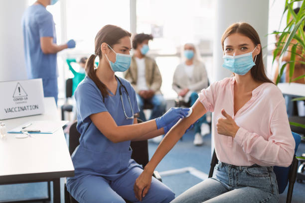 istock Woman Preparing To Get Vaccinated Against Covid-19 1342036740