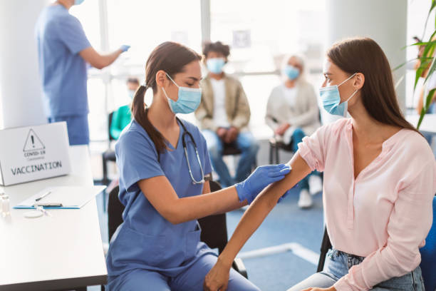 istock Woman Preparing To Get Vaccinated Against Covid-19 1342037847
