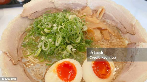 Char Siu Noodles Ramen In Japan Stock Photo - Download Image Now - Fukuoka City, Fukuoka Prefecture, Asia