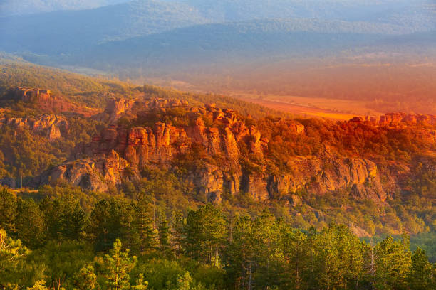 istock Cliff rocks sunset, Belogradchik, Bulgaria 1342042265