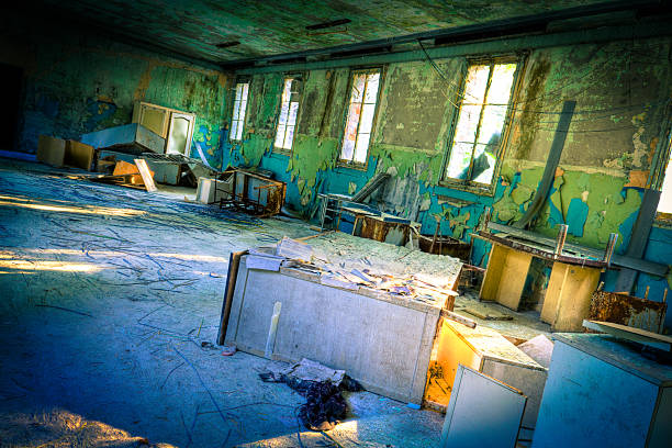 hospital abandonada de HDR - foto de stock