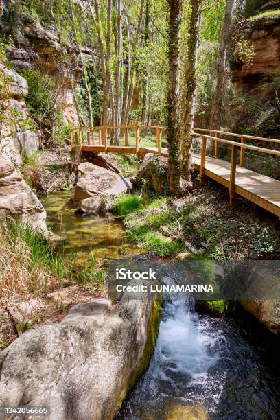 Cuenca Villar Del Humo Village River Vencherque Stock Photo - Download Image Now - Adventure, Beauty, Bush