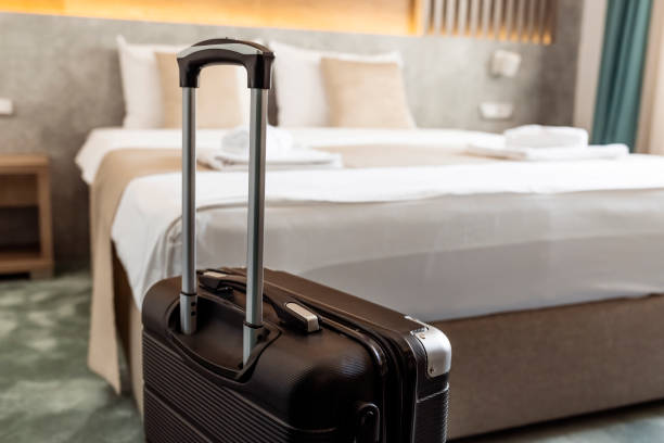 istock Beautiful modern hotel room 1342057162