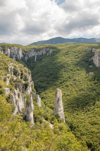 istock Rock formation and pinnacles in Croatia 1342057279