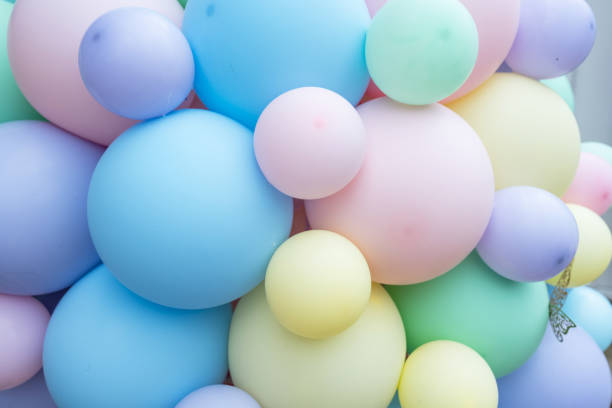 Colorful balloons background