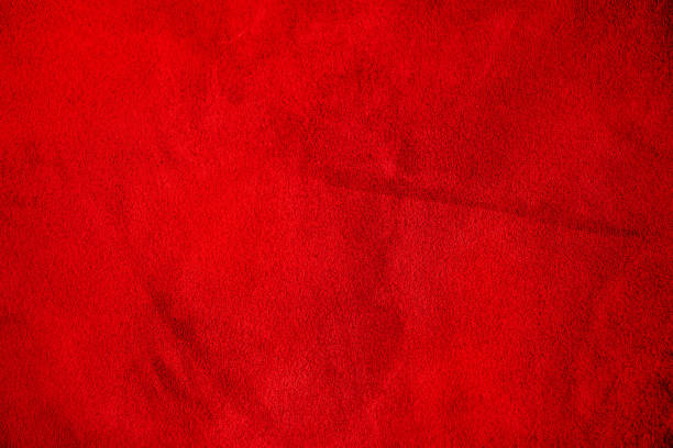 istock Red suede leather as background. Velvet red texture. 1342062097
