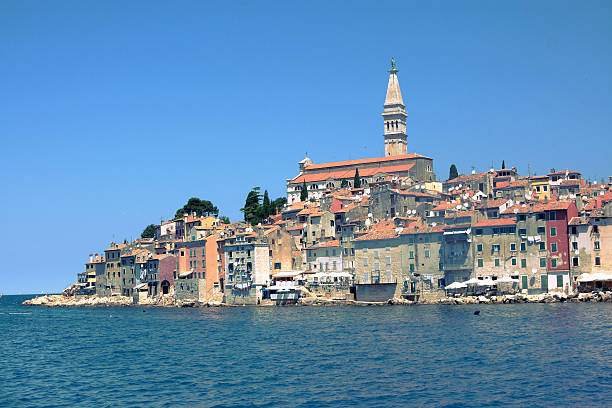 The Old Town of  Rovinj, Croatia stock photo