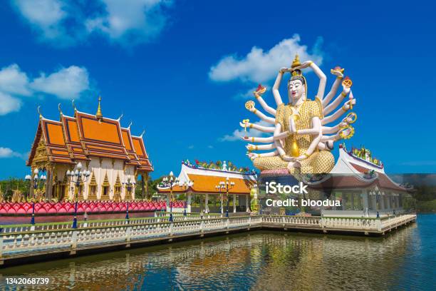 Statue Of Shiva At Samui Thailand Stock Photo - Download Image Now - Thailand, Ko Samui, Temple - Building