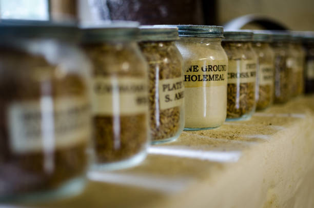 Jars of flour