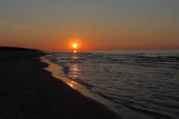 istock Sunset over the Baltic sea 1342073649