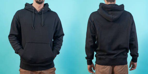 istock Front and back view of a t-shirt mockup. 1342077617