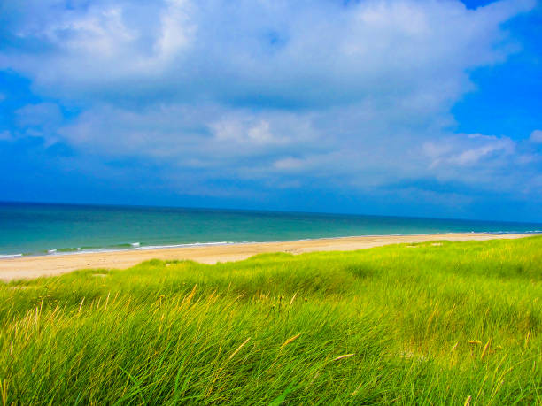 Kinshaldy Beach beside Tentsmuir National nature Reserve in the Fife region of Scotland, United Kingdom.