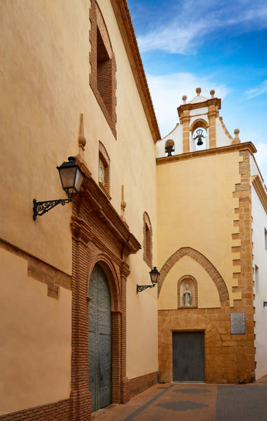 istock Agustinas chuch in Denia facade at Alicante 1342082465