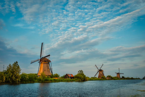 istock Windmills at Kinderdijk in Holland. Netherlands 1342084033