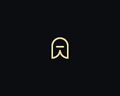 istock Letter A Logo Design. Monogram A Letter Emblem. 1342088393