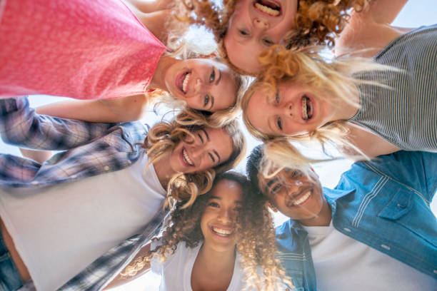 istock Ground View of Teenagers 1342089043