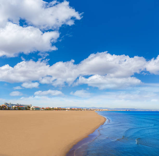 istock Valencia Malvarrosa beach Las Arenas Spain 1342099767