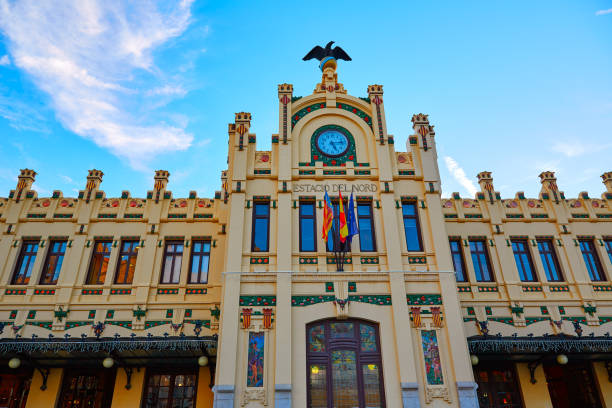 istock Valencia railway station facade North Estacio 1342100746