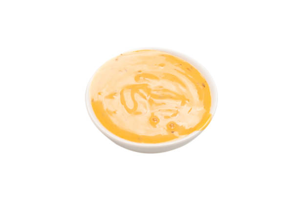 istock Sauce in a bowl isolated on white background. 1342102305