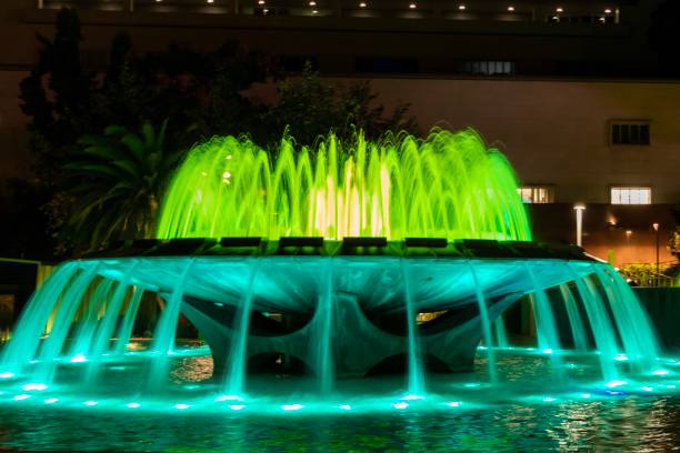 istock Green and Blue Water Fountain 1342112425