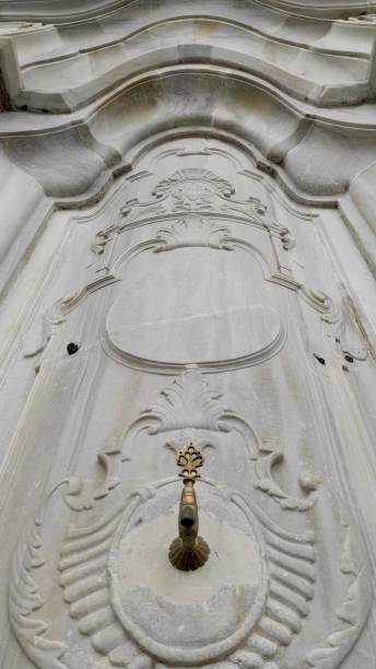 istock Marble fountain from the historical ottoman 1342113413