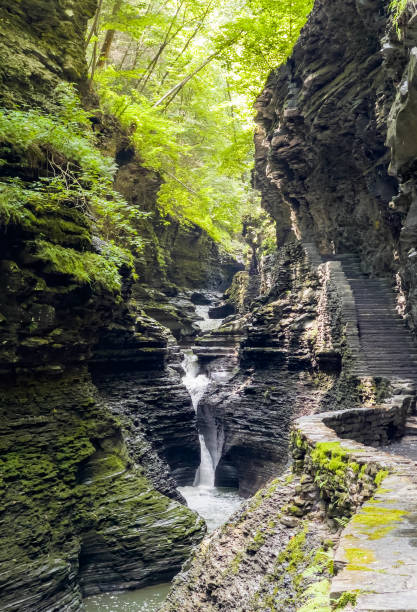 istock Narrow gorge at Watkins Glen State Park 1342116291