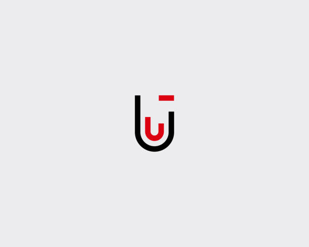 Letter U Logo Design. Monogram U Letter Emblem. Initial letter U symbol for business identity. letter u with words stock illustrations