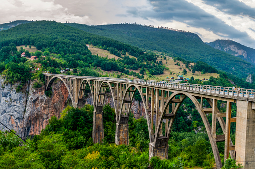 View on Đurđevića Tara Bridge