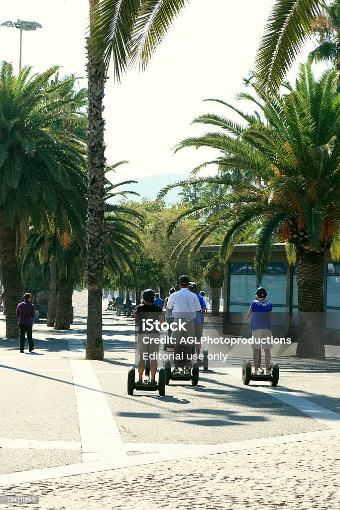 Motorised Segway przewoźników - Zbiór zdjęć royalty-free (Asfalt)