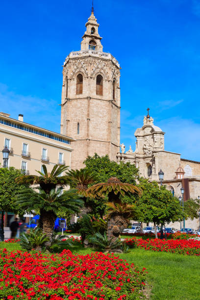 istock Valencia Cathedral and Miguelete tower Micalet 1342120160