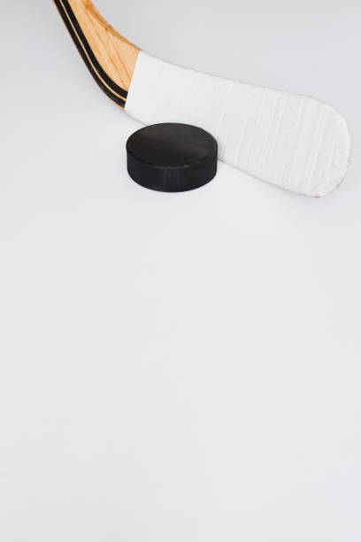 istock Ice hockey equipment on a white background 1342120243