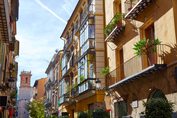 istock Valencia Serranos street also Serrans 1342121196