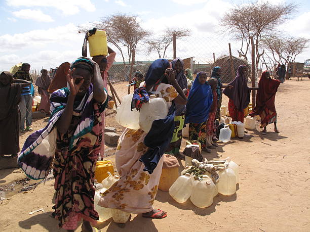 Dadaab Refugee Camp stock photo