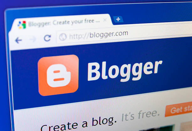 ブロガーのホームページ - chrome google google chrome browser ストックフォトと画像