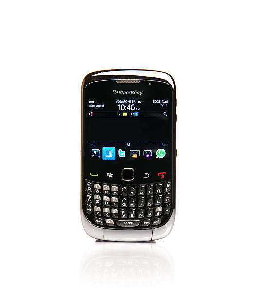 blackberry curve 3 g 9300 - blackberry telephone mobile phone isolated photos et images de collection