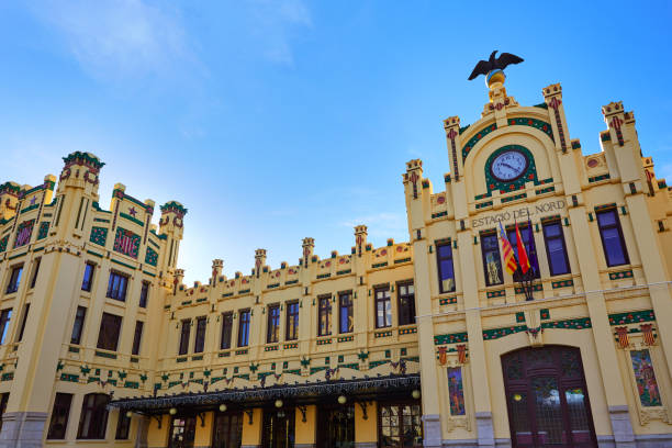 istock Valencia railway North station facade Spain 1342124793