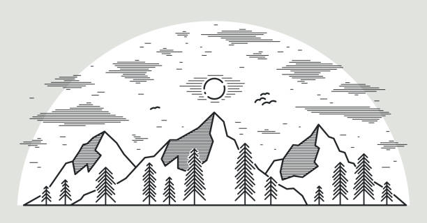 Pennine Ridge Vector 150+ Mountain Pine Ridge Stock Illustrations, Royalty-Free Vector ...