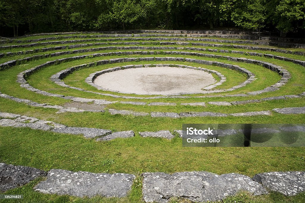 Odkryty amfiteatr - Zbiór zdjęć royalty-free (Styl celtycki)
