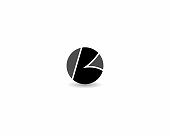 istock Letter B Logo Design. Monogram B Letter Emblem. 1342148530