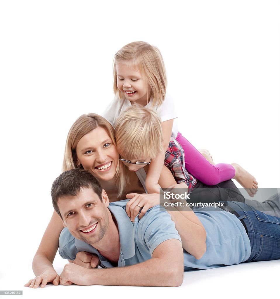 Familie Spaß - Lizenzfrei Beide Elternteile Stock-Foto