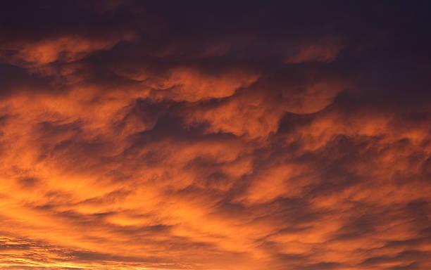 Dramatics sky during the golden sunset